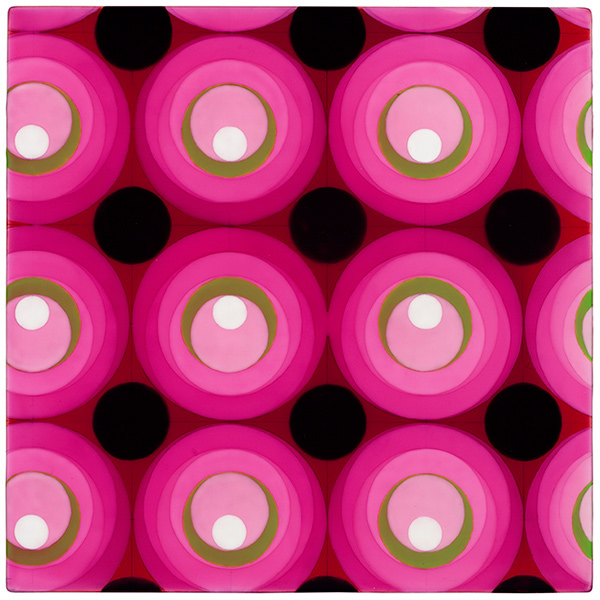 Gossip, 2006, acrylic on panel, 12 x 12 in.