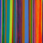 Stripes 2, 2015, acrylic on canvas, 12 x 12 in.